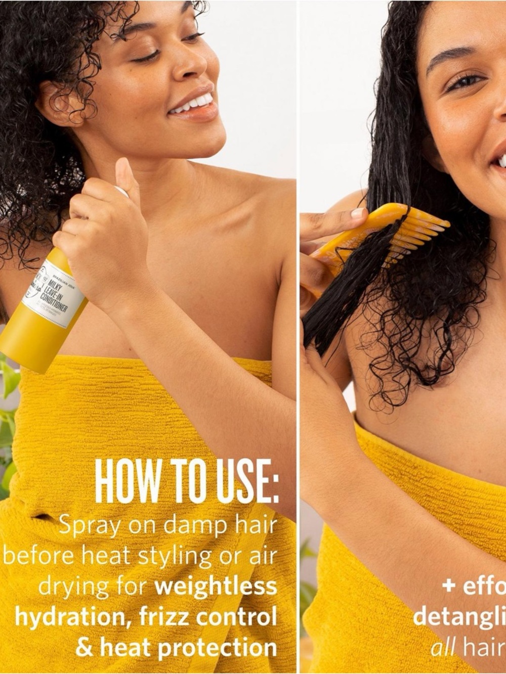 Sol de Janeiro Milky Leave-In Conditioner Spray HEAT+UV PROTECT F/S NEW/SEALED! - Picture 7 of 9